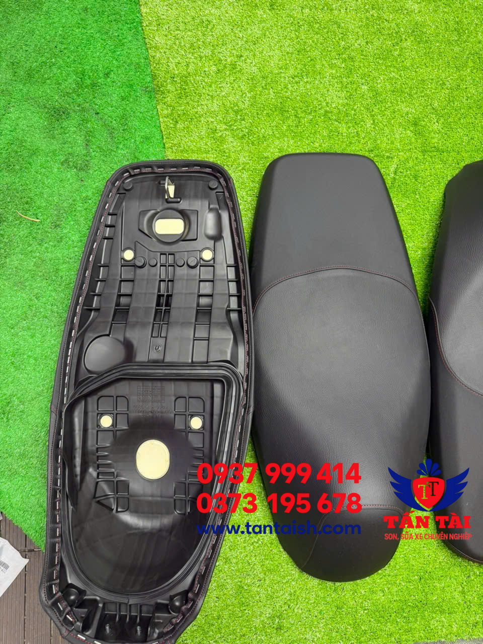 Yên SH Ý Zin mới đầy đủ các đời SH 2009-2010, 2011-2012, Yên chỉ đỏ, chỉ xám, chỉ trắng đầy đủ - Chuyên phụ tùng sh ý nhập khẩu