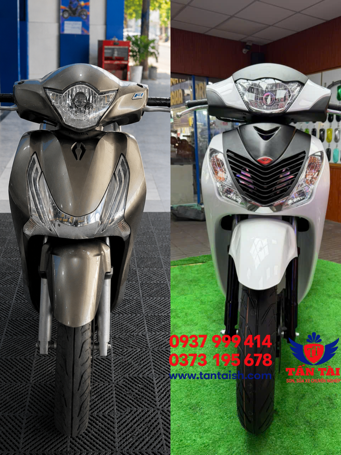 Xe honda SHVN 2013 up mẫu SH Ý - Chuyên up, lên đời SH mẫu ý