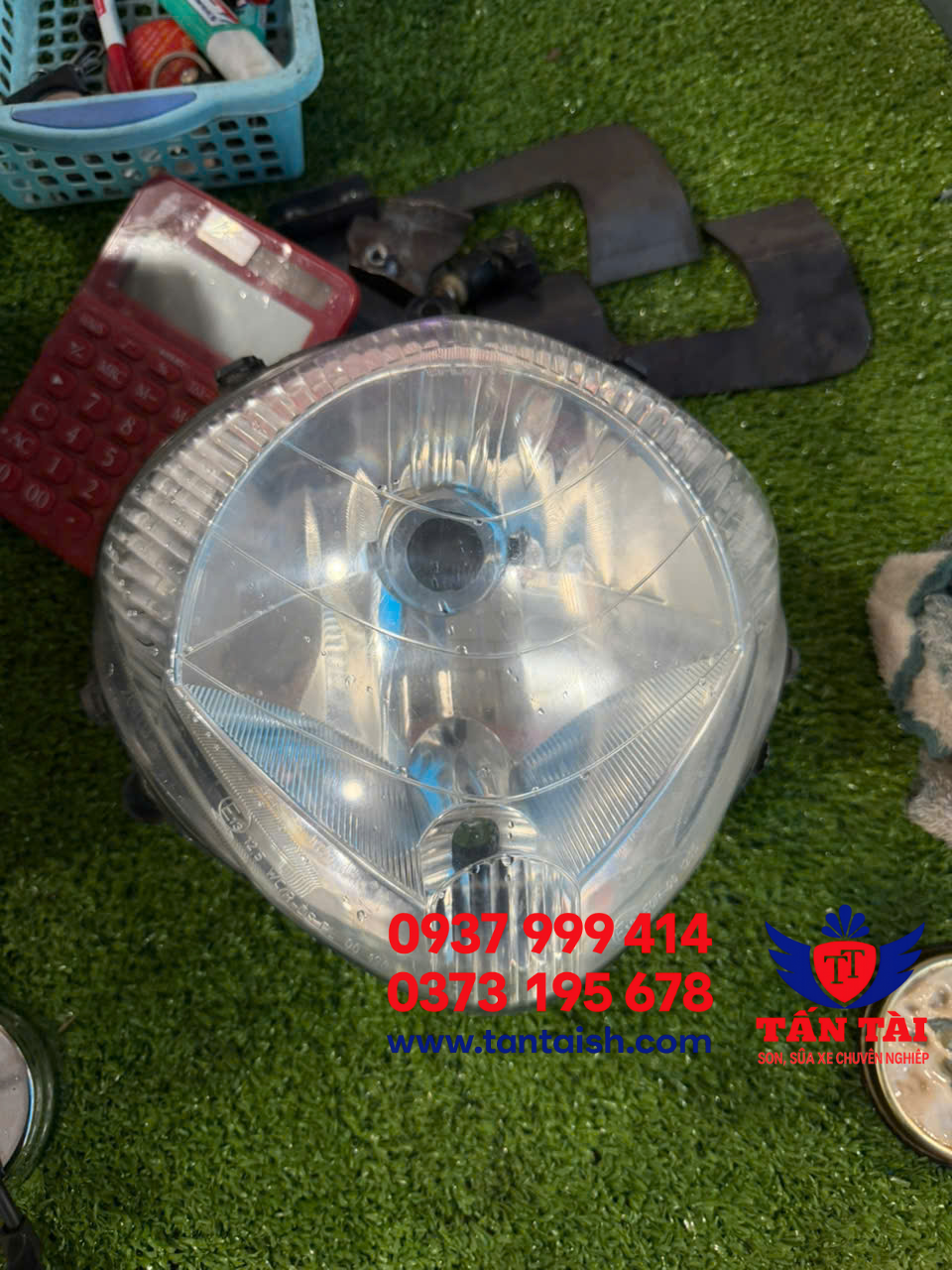 Đèn pha đèn lái sau xe honda Ps đúng zin Ý , hàng tháo xe ...