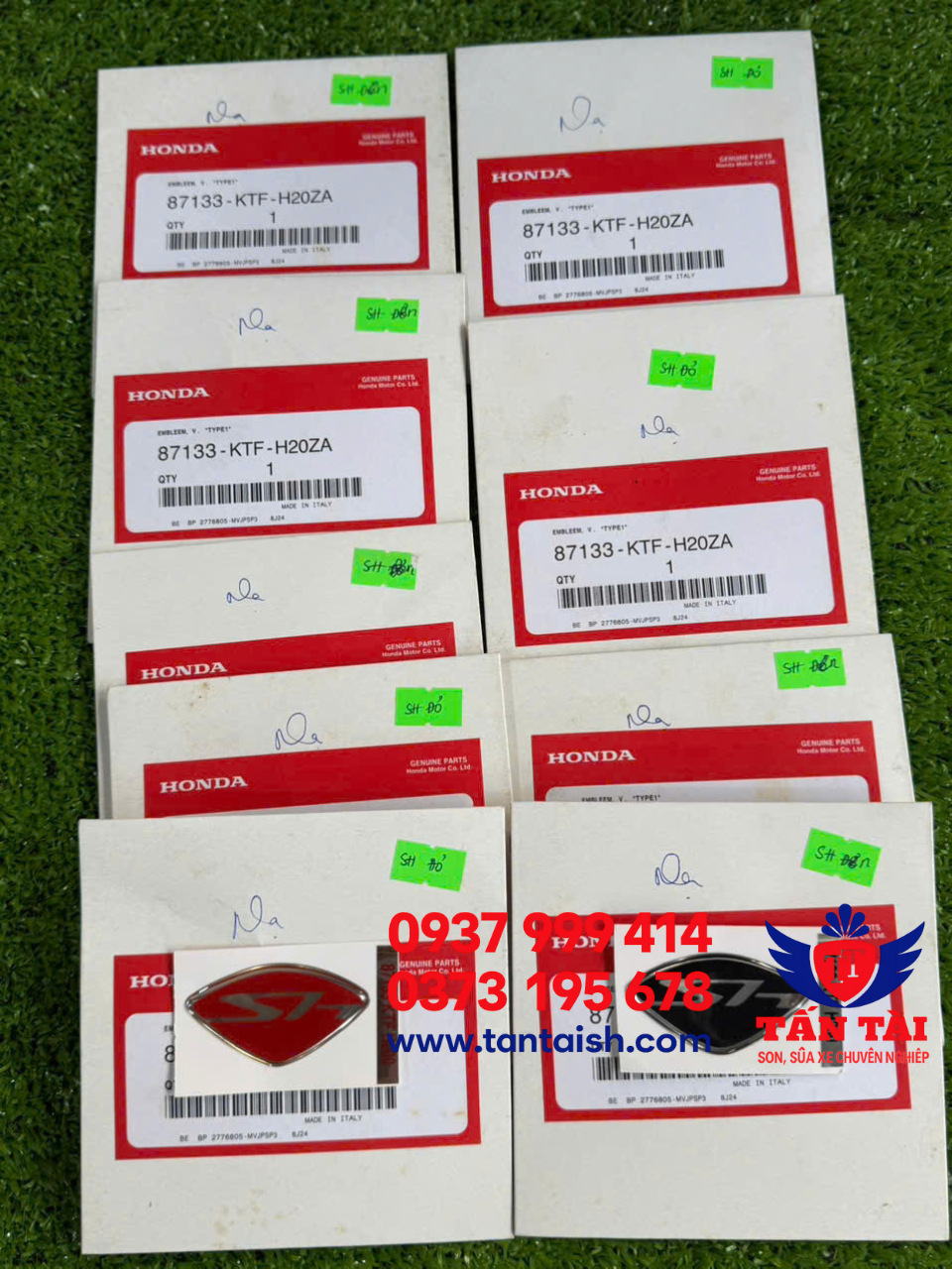 Team mặt nạ zin mới màu đen, đỏ có đầy đủ Sh ý 2009-2012 - Chuyên phụ tùng Sh ý nhập khẩu