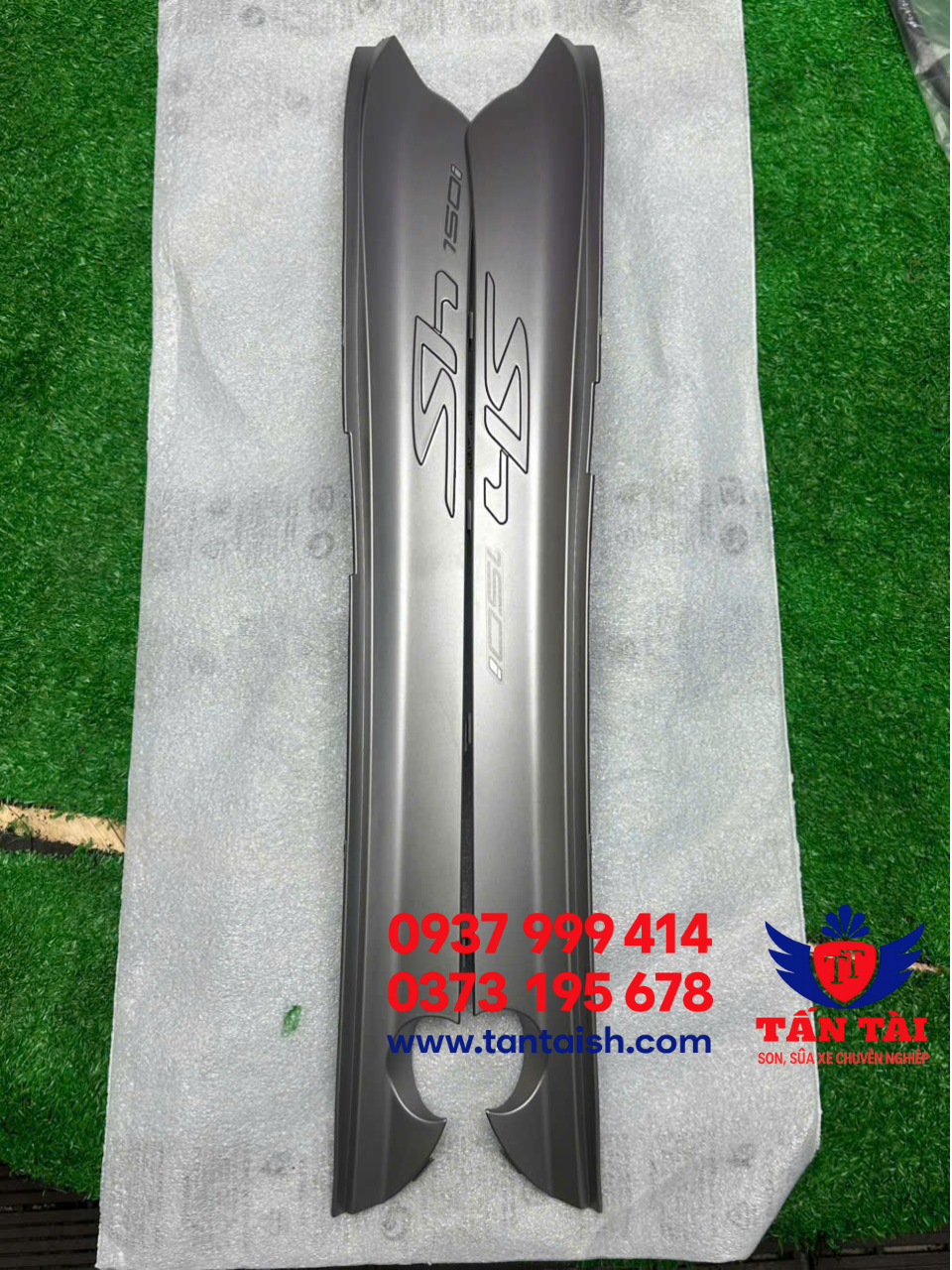 Cặp nẹp sườn zin mới màu bạc sh ý 2009-2012 - Chuyên phụ tùng sh ý nhập khẩu
