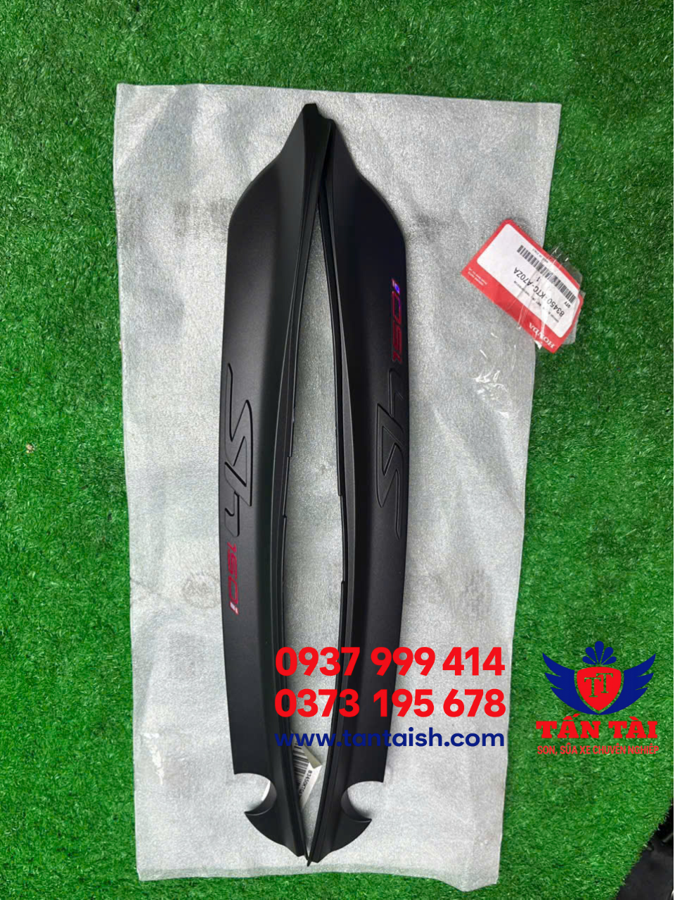 Cặp nẹp sườn zin mới màu bạc sh ý sh2009-2012 - Chuyên phụ tùng sh ý nhập khẩu
